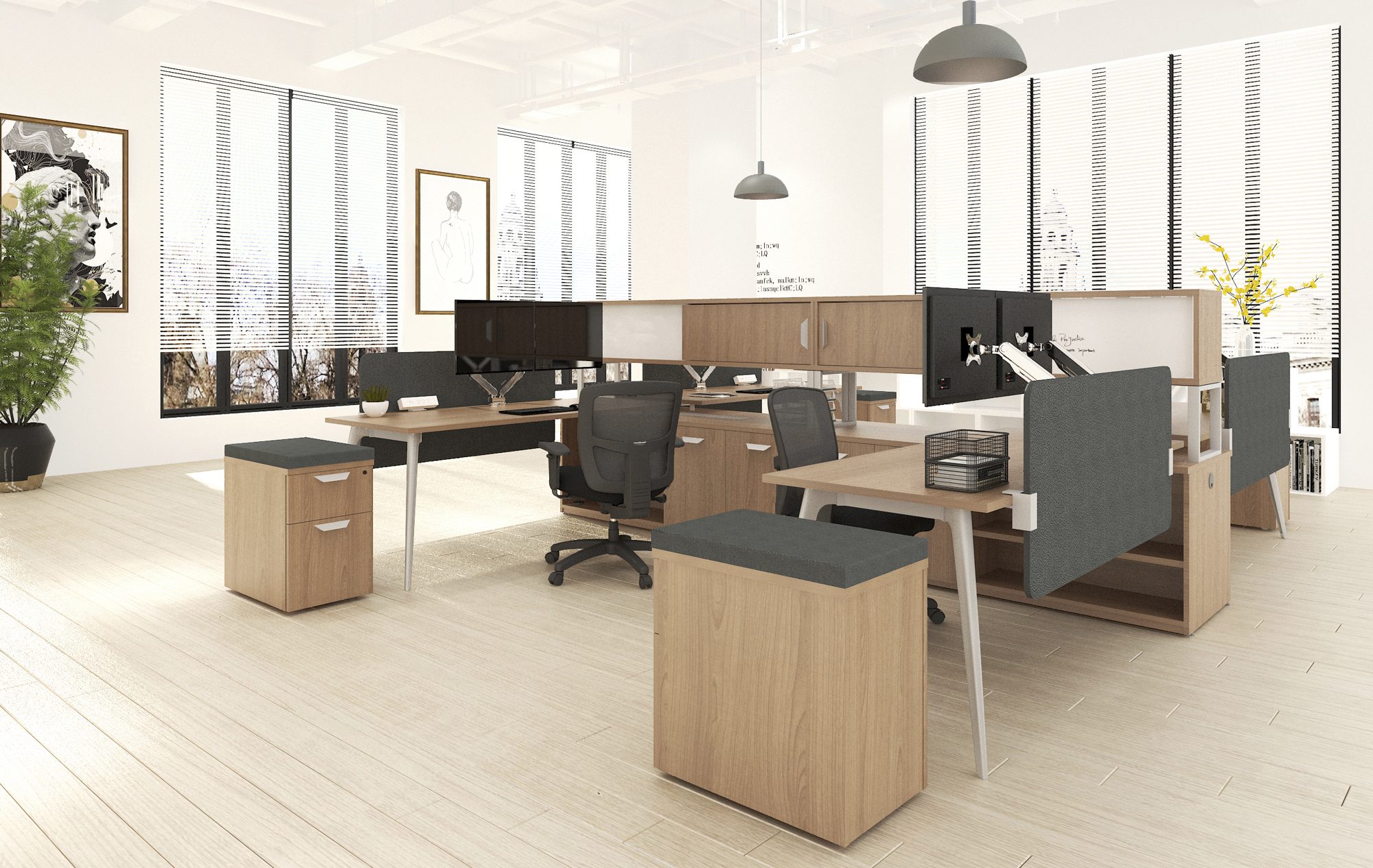 Friant-Dash-Workstations Friant Desks