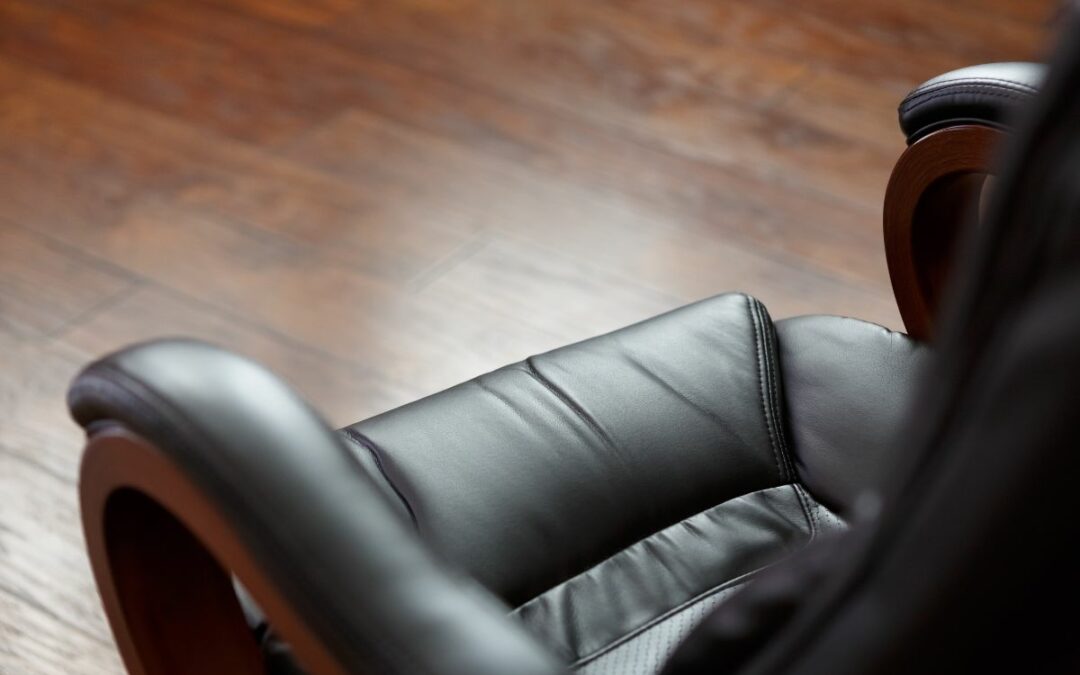 Executive black leather chair featured image