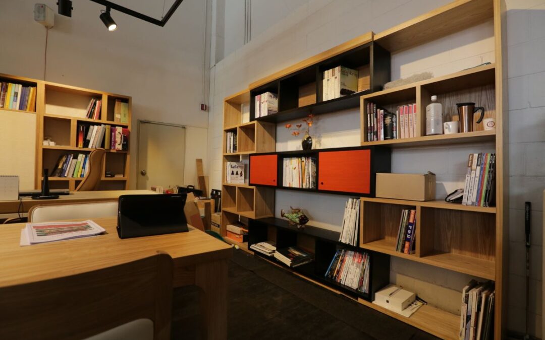 Office Wood Shelves image