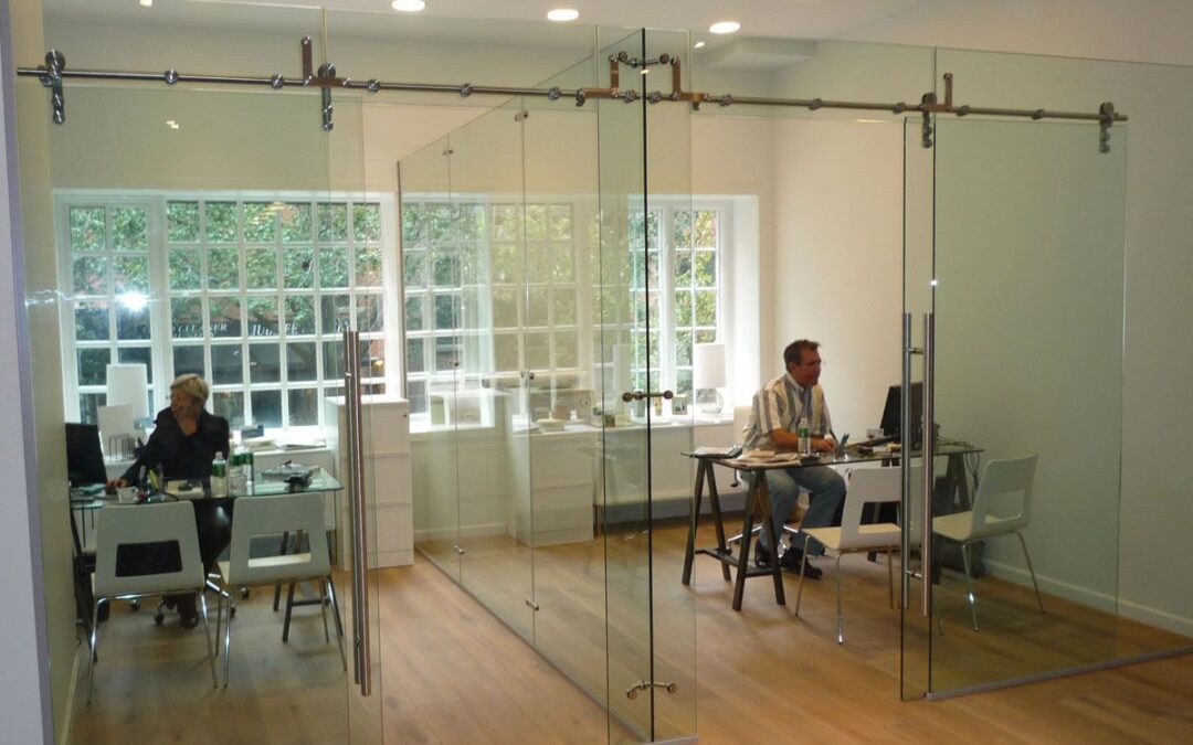 Glass Office Cubicles Image